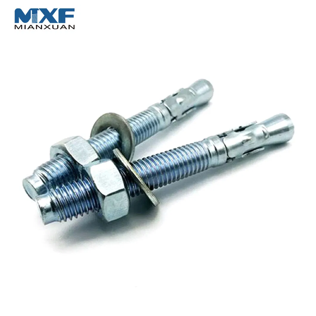 Hot Sale Customized Wedge Anchor Bolt Fastener Carbon Steel Metal Expansion Bolt