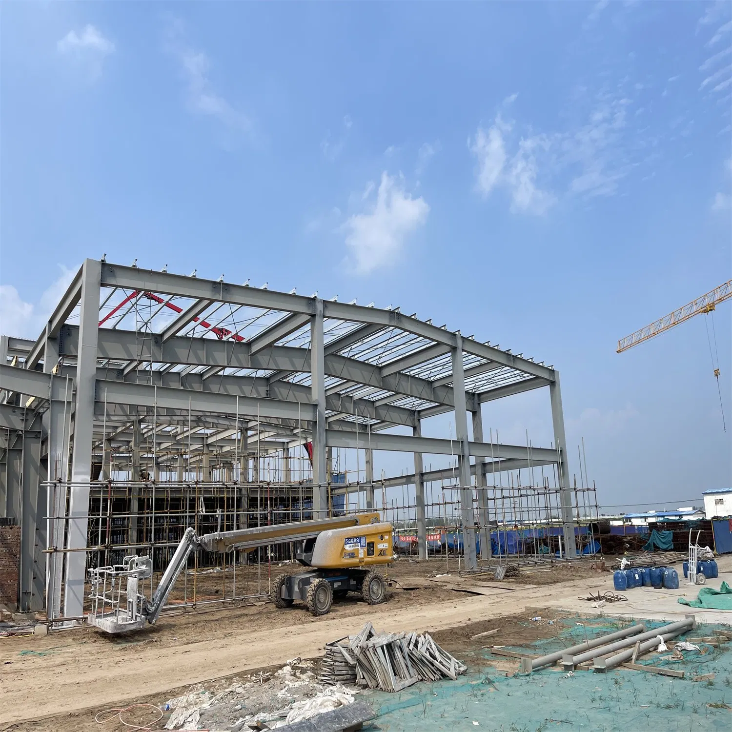 Factory Fabrication Price High Rise Prefabricated Steel Structure Construction for Peb Metallic Warehouse Workshop Hangar Shed Building for Garage/Hangar