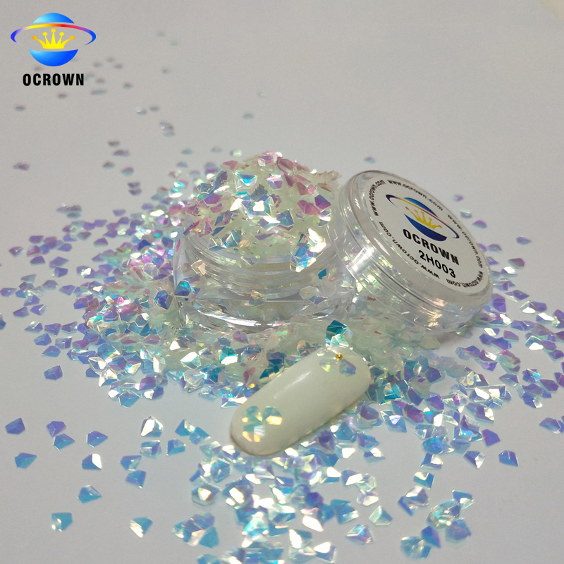 3D Diamond Shape Holographic Glitter/Bulk Glitter Decoration for Christmas