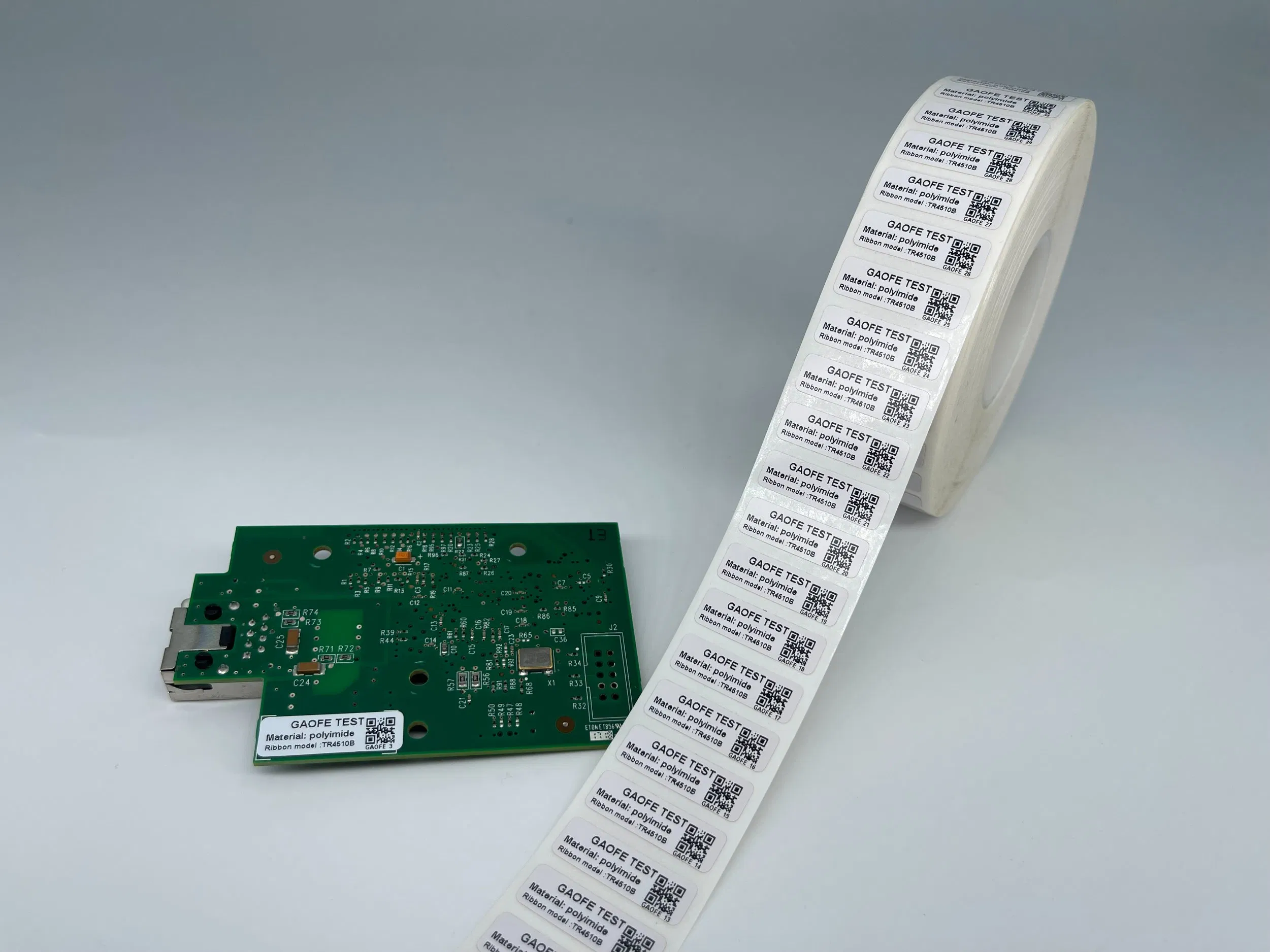 Heat Resistant Label Polyimide Sticker PCB High Temperature Label