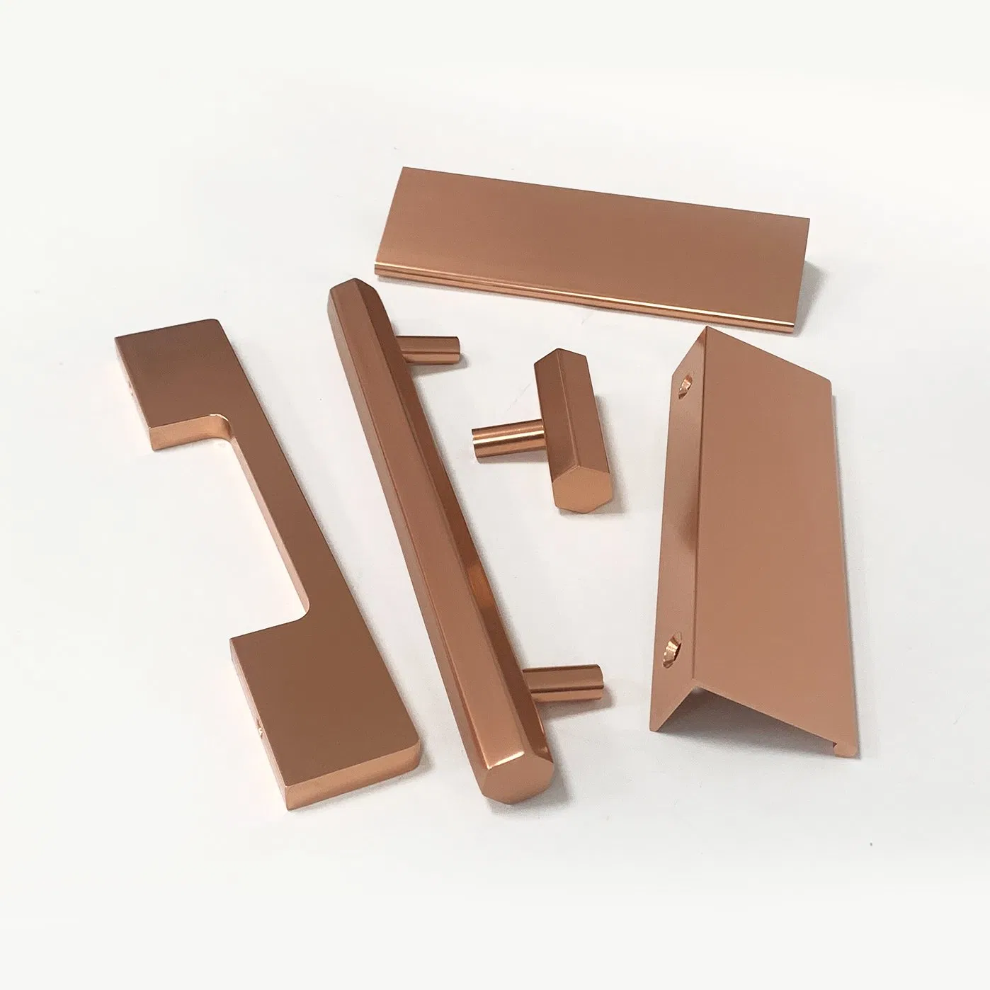 Kitchen Cabinet Handles, Rose Gold Drawer Pull Handles, Modern Cupboard Bow Pulls, Furniture Door Pull Handles, Wardrobe Door Long Handle, Aluminum Hardware