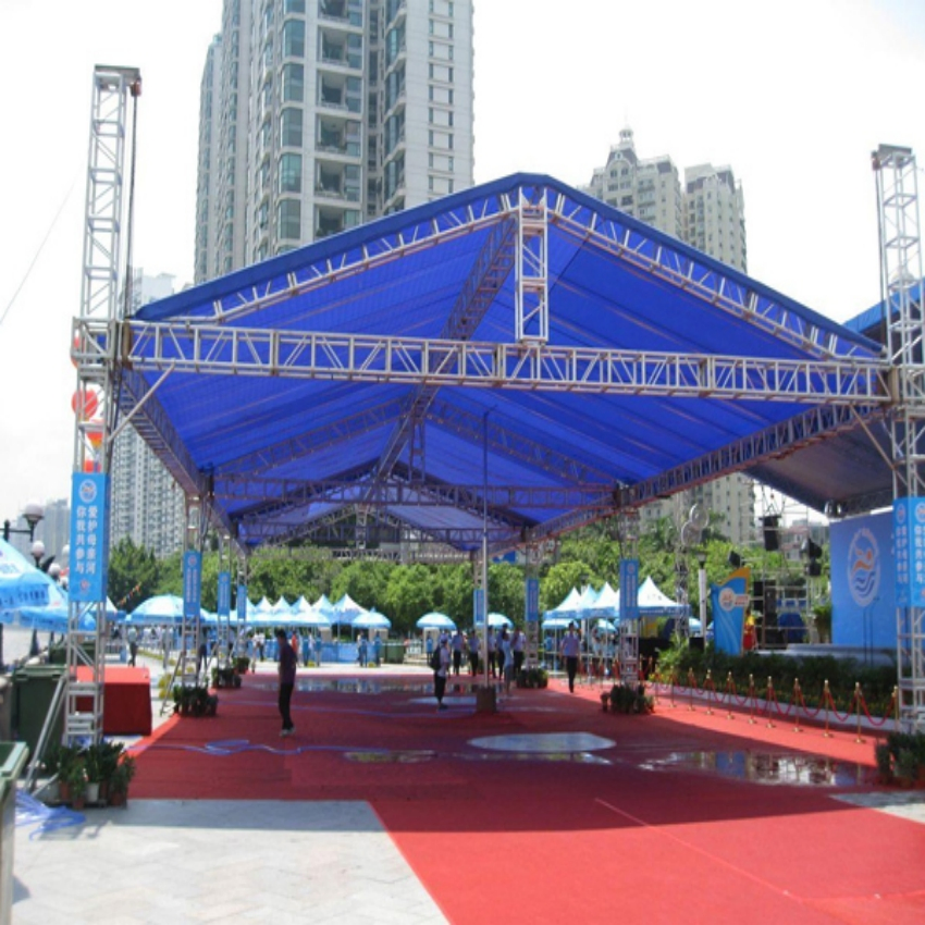 Structure Building Roof Trusses System Design Stage Aluminum Truss for Wedding