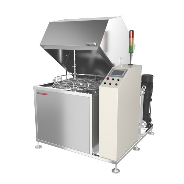 Rotor Shaft Rotary Spray Cleaning Machine