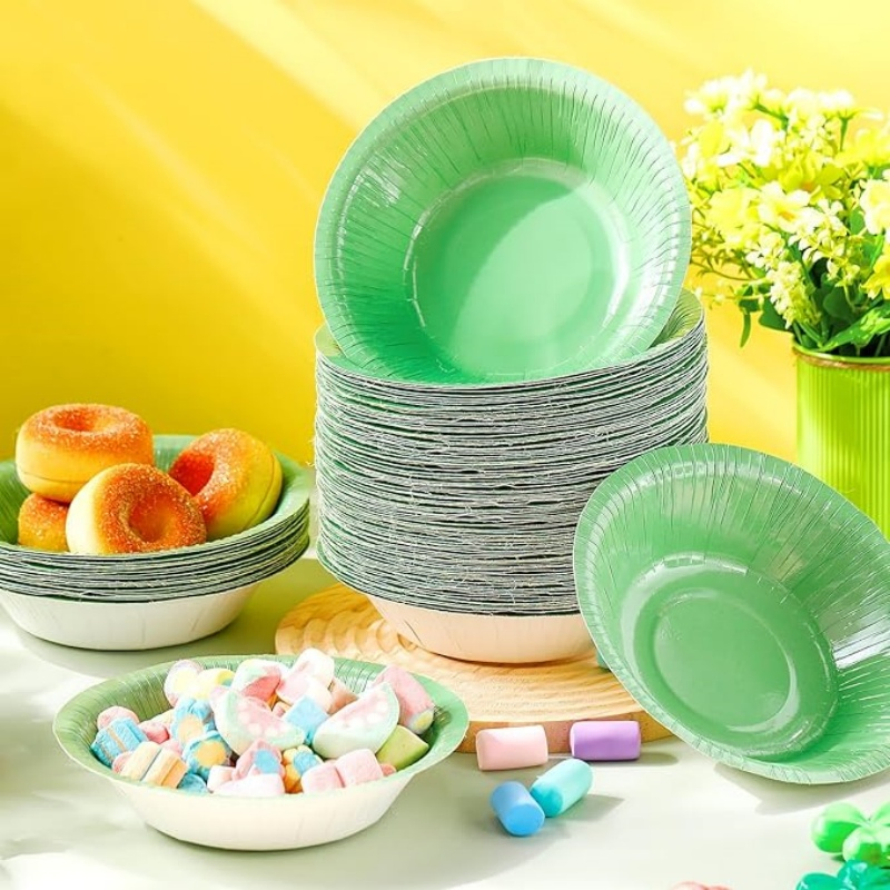 Vibrant 16 Oz Grass Green Snack Bowl for Parties
