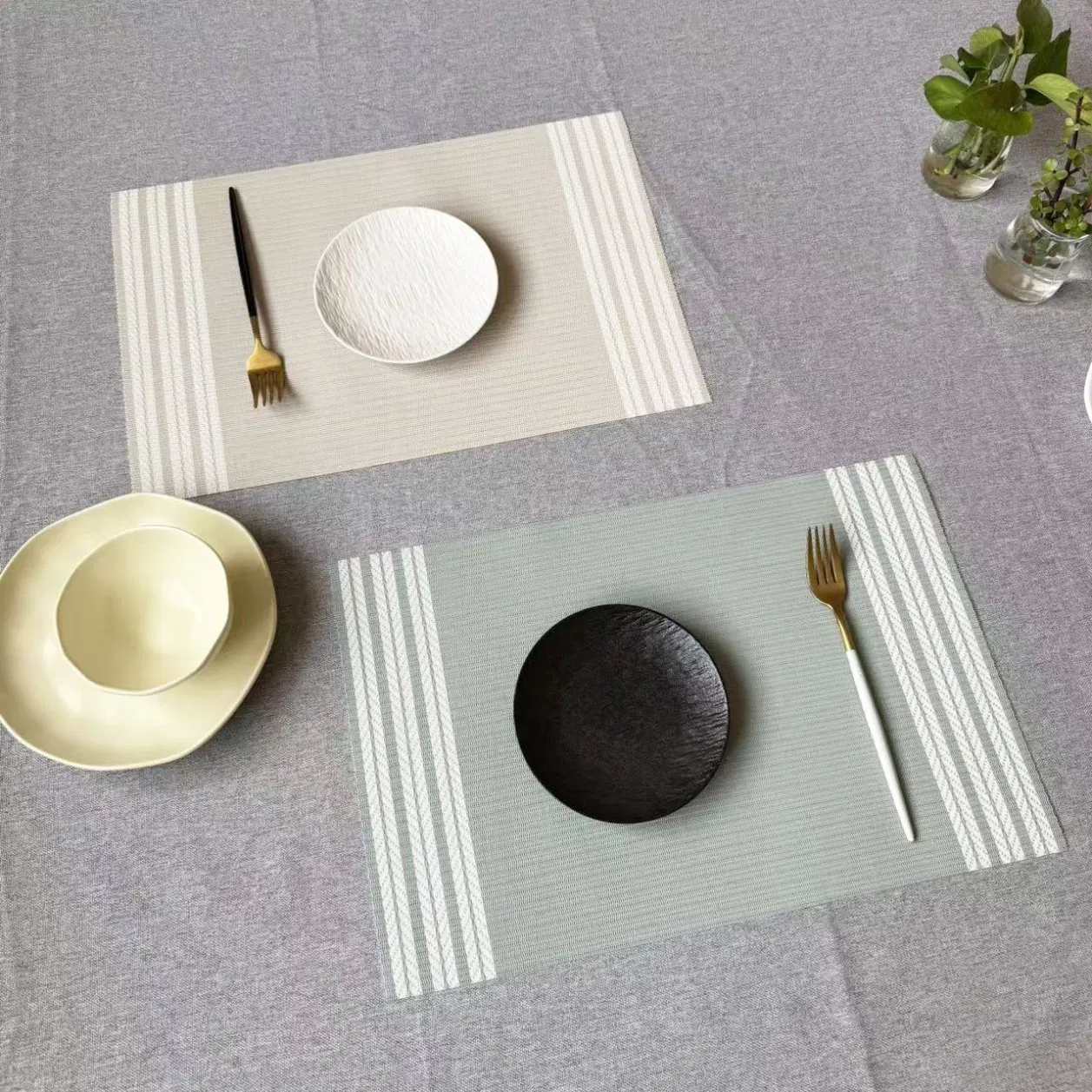 Wholesale New Function Pure Colour Waterproof Anti-Slip Thermal Insulation Placemat