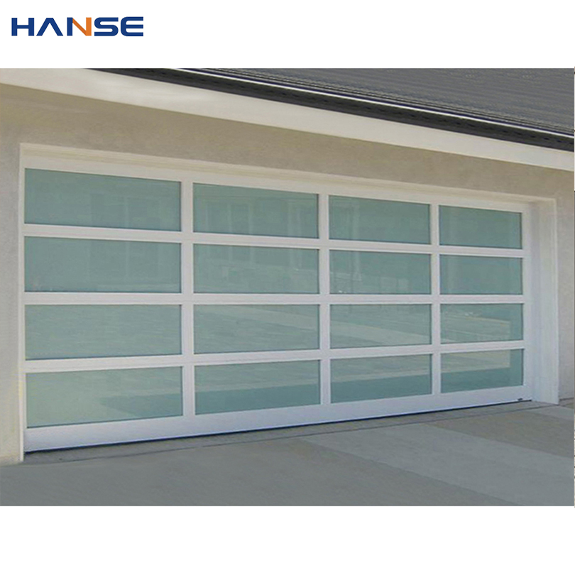 Modern Designs White Frame Garage Doors Custom Size Villa Apartment Roller Shutters Garage Door
