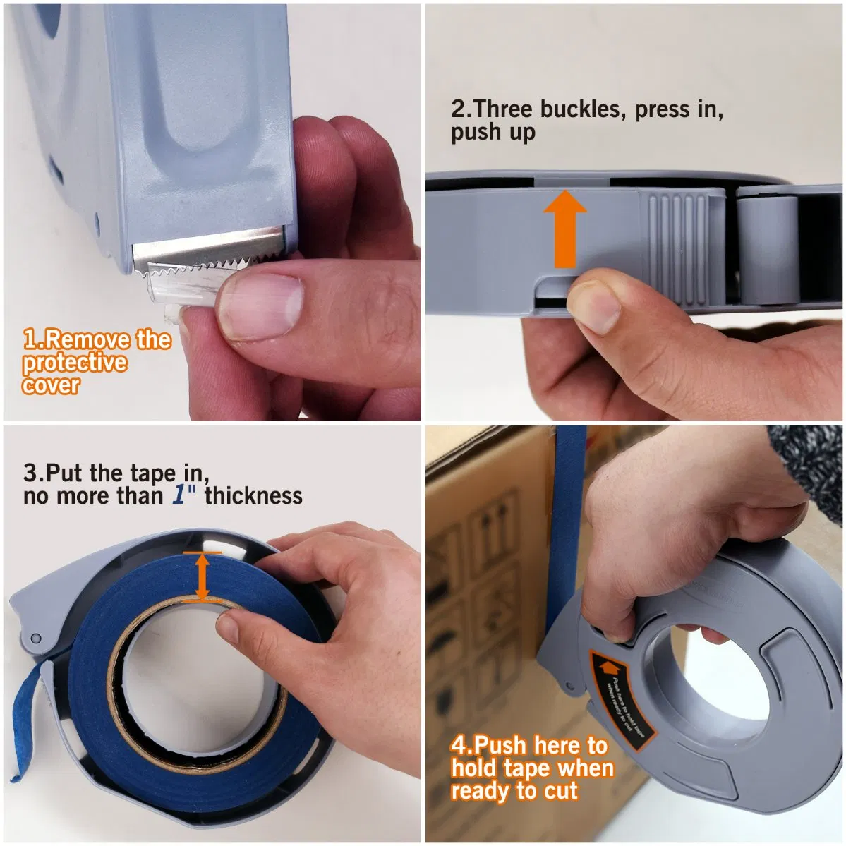 Rollingdog-PRO 80937 Safe-Guard™ Tape Applicatorwith Sharp Cutting Edge