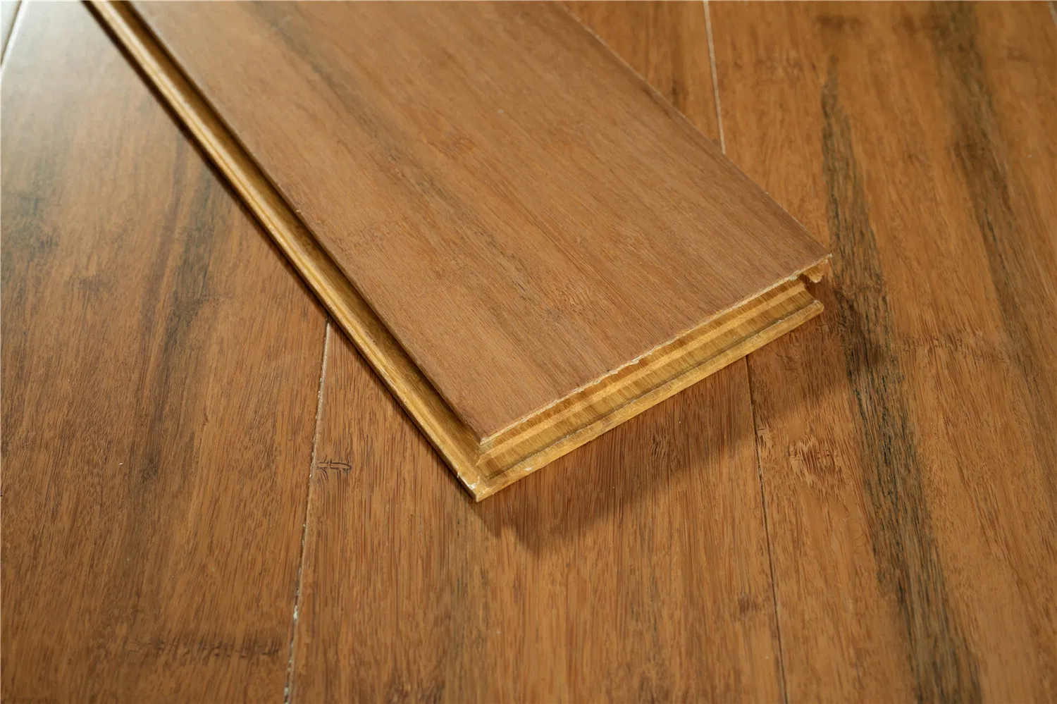 Бамбуковый пол Unilin Click, карбонизированный, плетеный