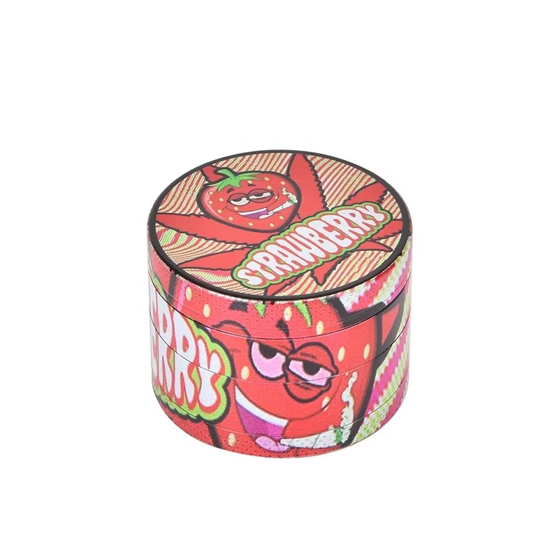 Металлическая 4-х слойная дробилка для специй и табака 63мм