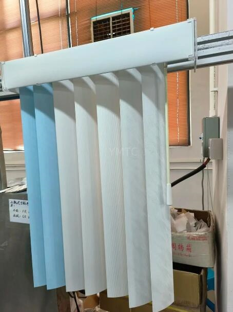 Modern Popular Manual Wand Control 2" PVC Vertical Blinds for Sliding Door