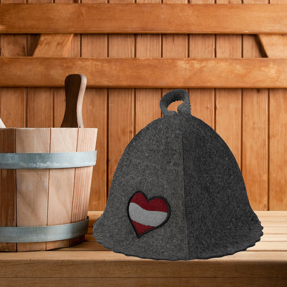Custom Newest Design 100% Wool Felt Russia Sauna Hat Cap