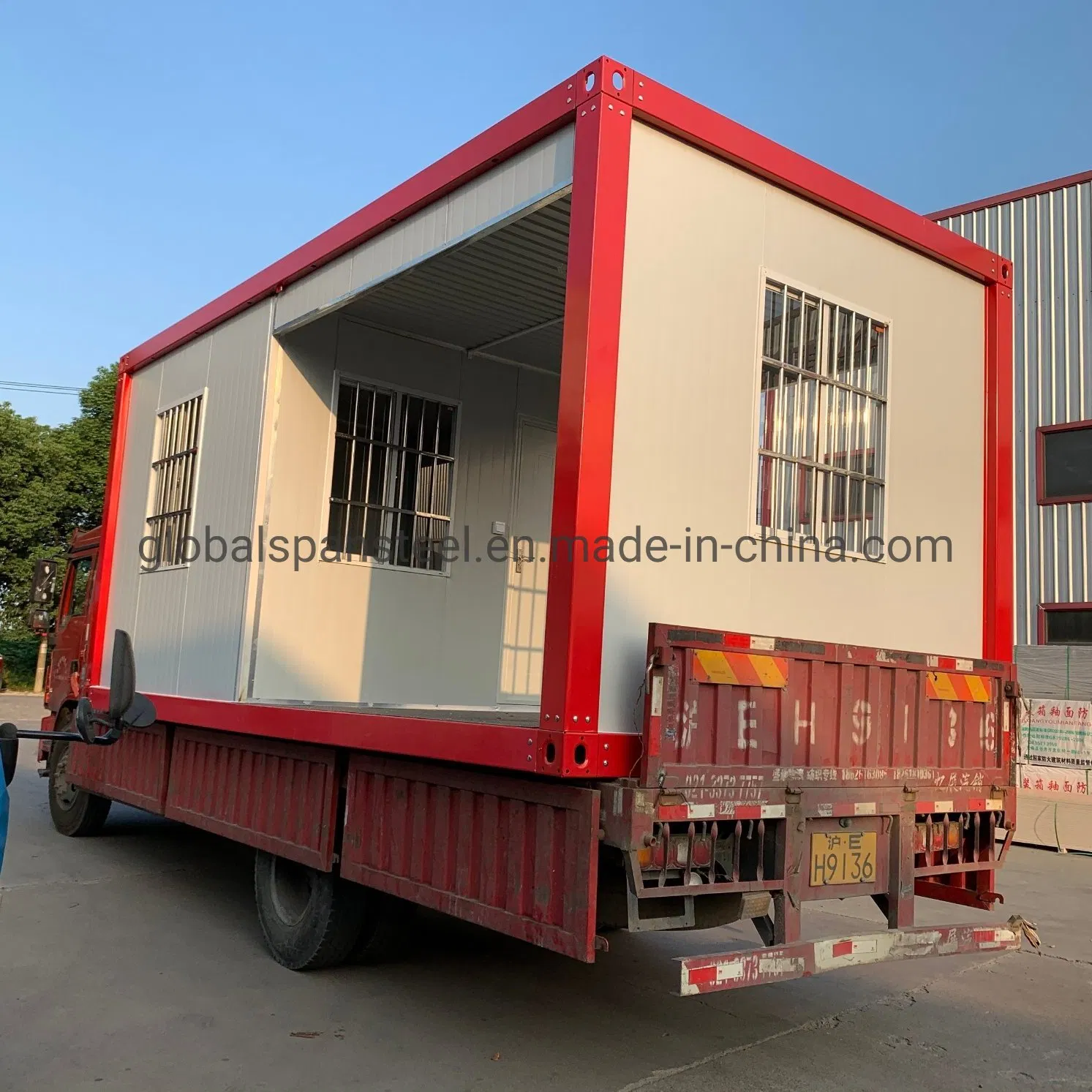 20FT Container Storage Shed Product Poultry Farms Warehouse Log Cabin Folding Price Caravan Wood House