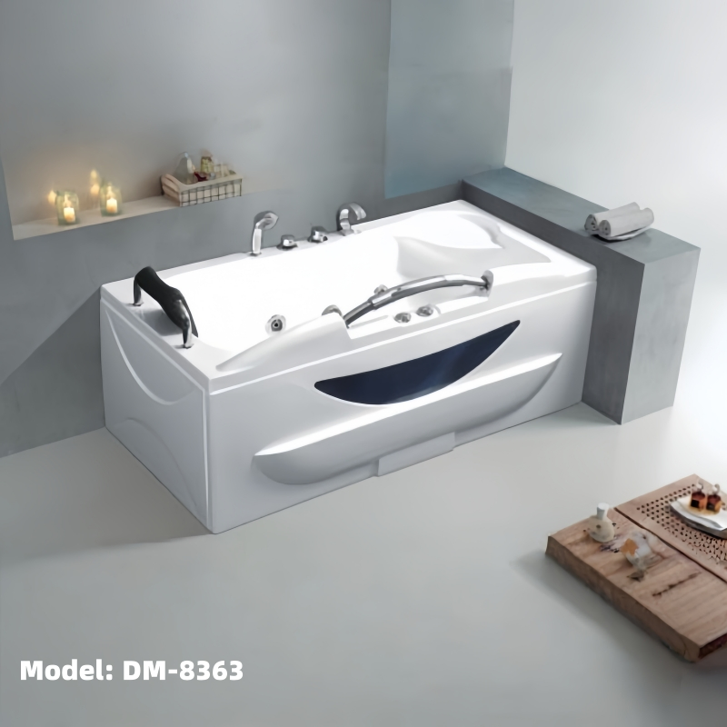 Luxury Customizable Acrylic Soaking Tub for Ultimate Relaxation