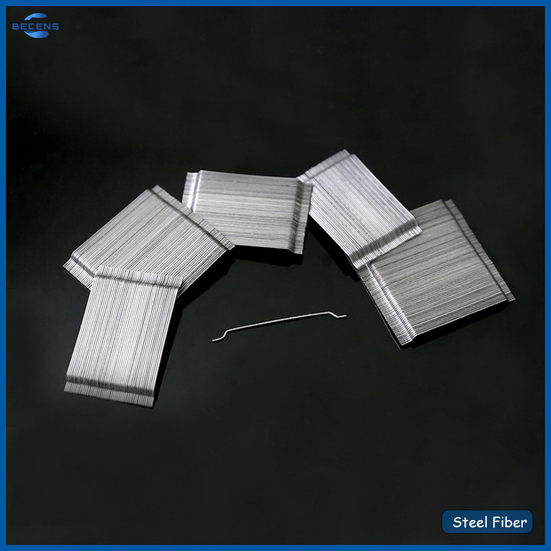 Hot Sale Glued Hooked End Steel Fiber Materials for Rpc Reinforcement and Construction