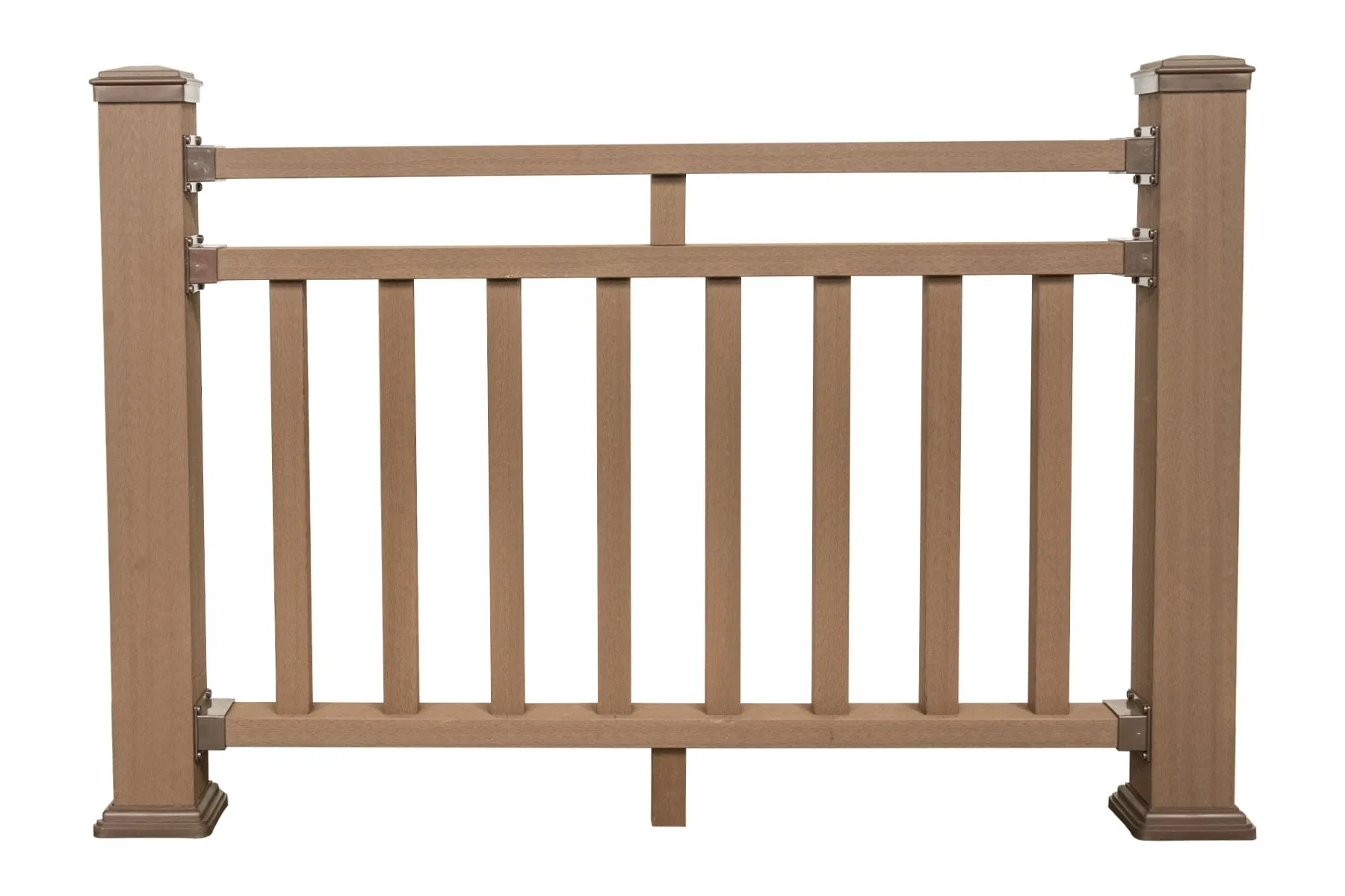 Outdoor WPC Wood Plastic Decorative Landscape Stair Handrail Armrest for Park Garden