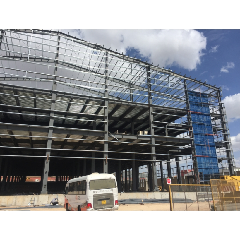 Grand Modern Appearance Metal Steel Frame Office Building Shopping Mall