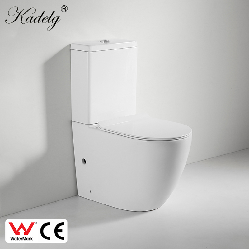Basic Customization Glossy White Color Commode Toilet Ceramic Wc Toilet Sanitary Ware Watermark Toilet Bowl Bathroom Toilet in Factory Price