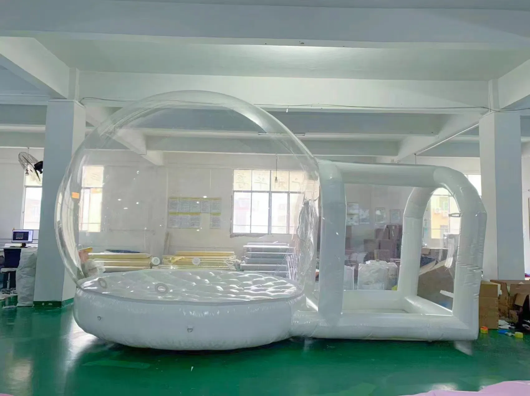 Transparent Inflatable Bubble Tent Bubble House with Trampoline for Party