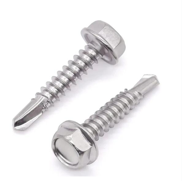Bi-Metal Self Tapping Screws Hex HD
