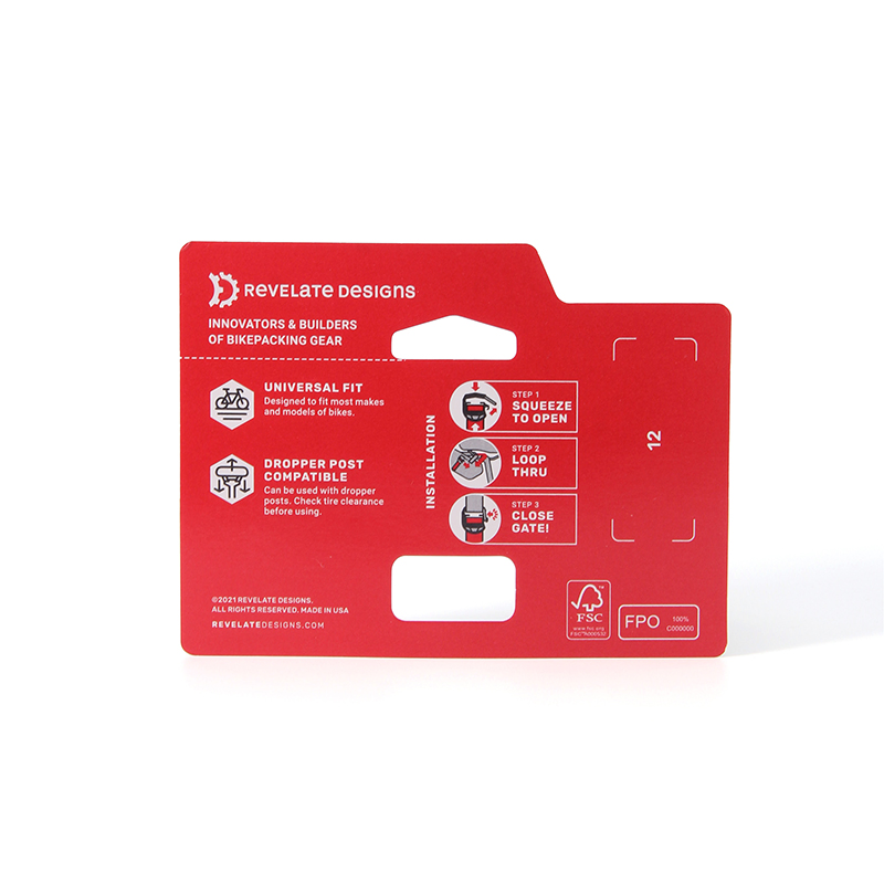 Эко-вешалка из картона с двусторонней печатью