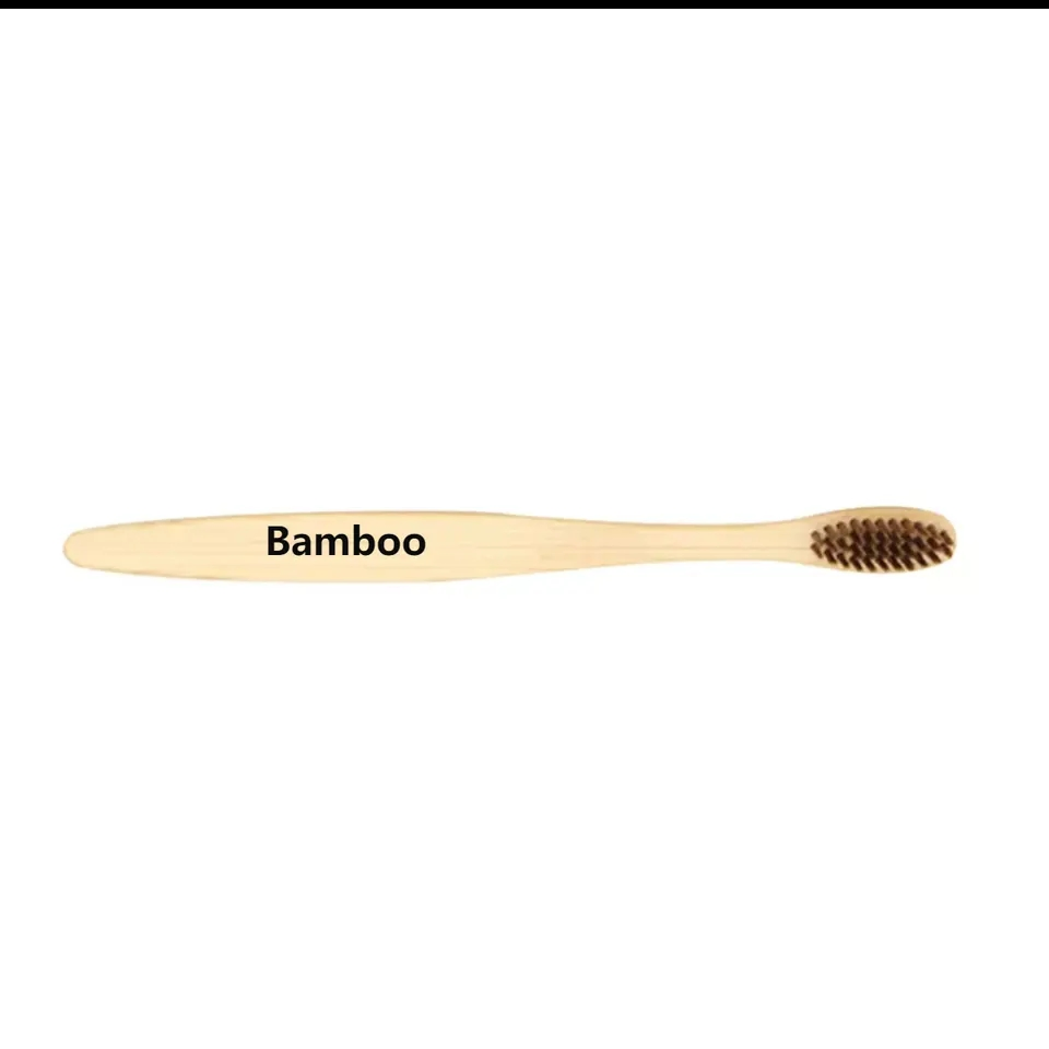 Customized Logo CE Certificate Soft Wool Reusable Biodegradable Hotel Bamboo Toothbrush
