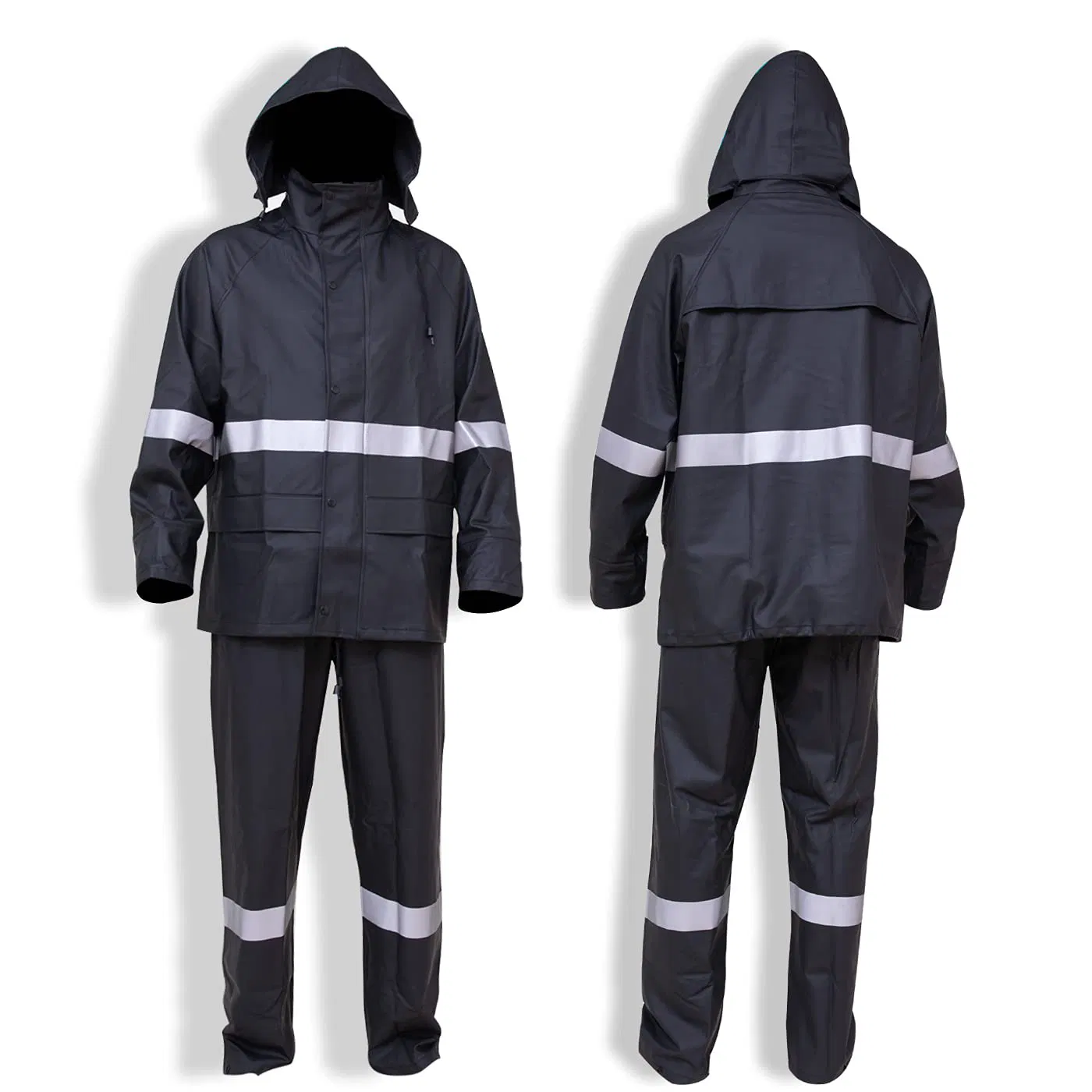 Hi-Vis Workshop Labour Worker Suit Waterproof Safety Protection Motorcycle Polyester Workwear Raincoat