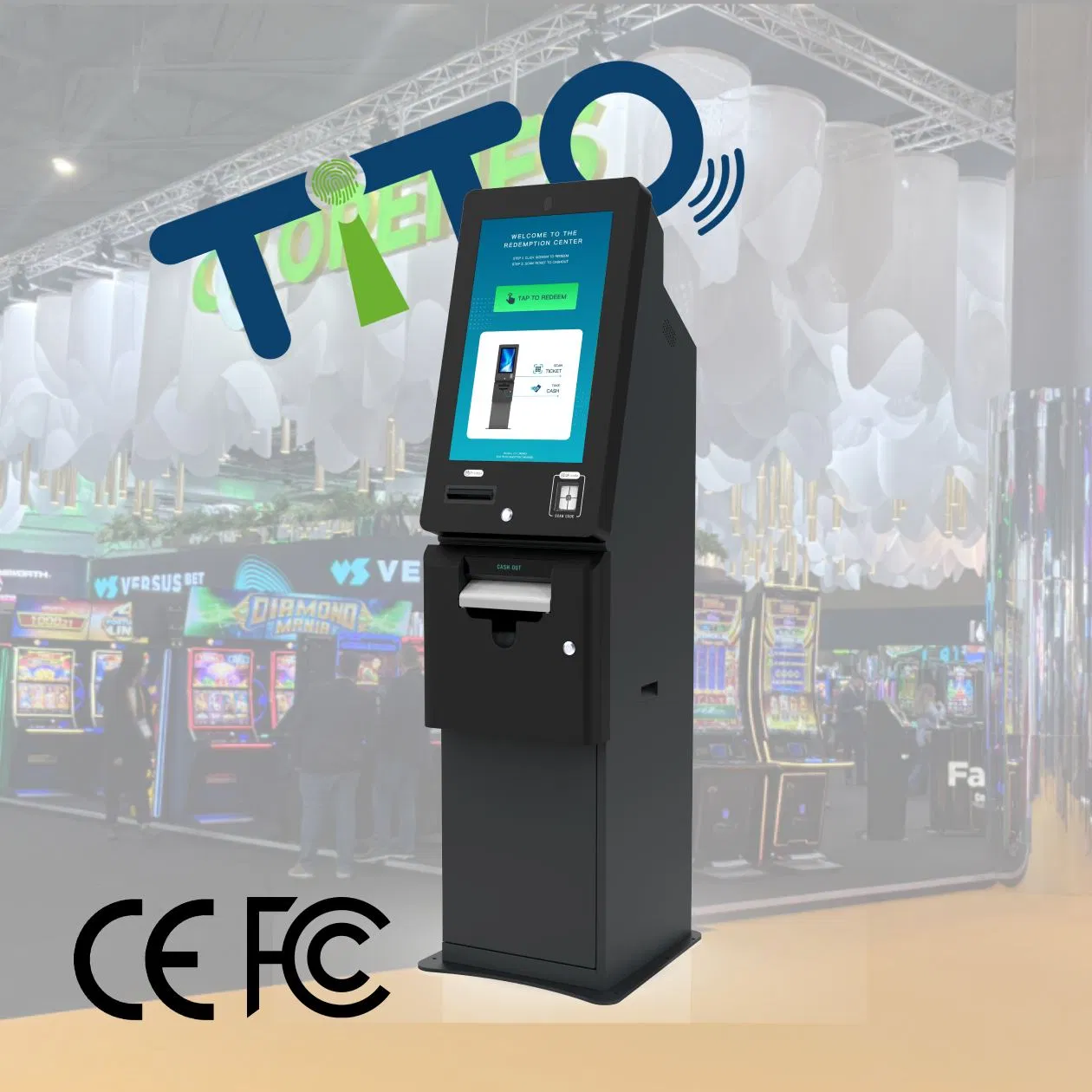 High Quality Video Fish Machine Ticket Redemption Kiosk for Sale ATM Kiosk Made in China