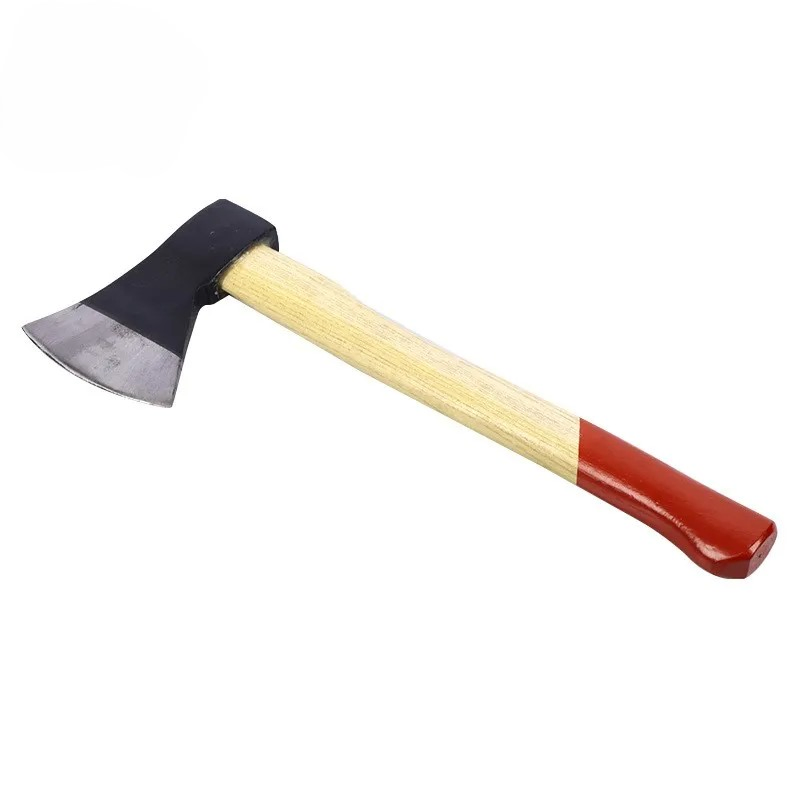 Multi-Purpose Outdoor Camping Tool Wood Handle Carbon Steel Custom Logo Splitting Garden Axe