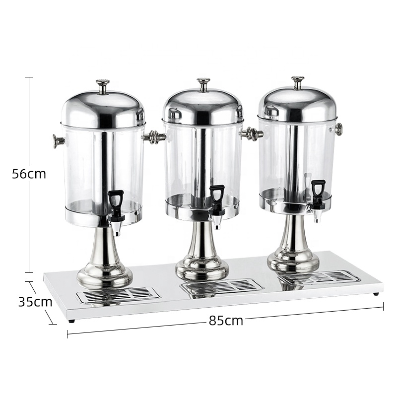 Wholesale 8/16/24L Buffet Equipment Stainless Steel Drink Fruit Juice Dispenser