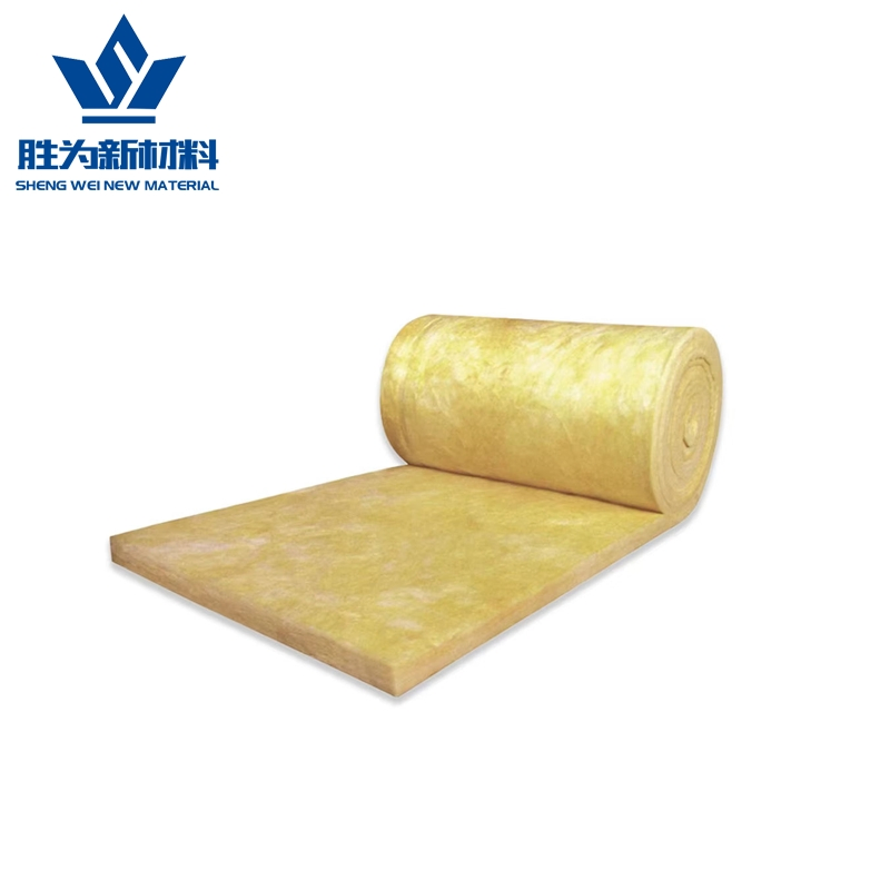 25-200mm Glasswool Blanket for Construction Foil-Encased Roof Insulation with High Thermal Conductivity and Chemical Resistance
