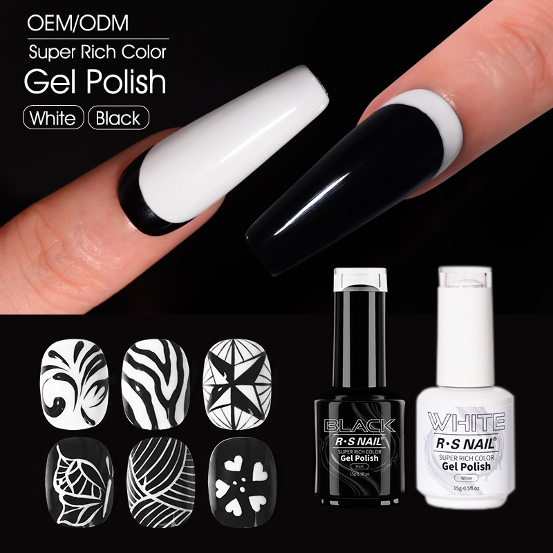 R S Nail OEM Private Label 15g Super Rich Color Gel Polish Adhesive Nail Glue High Quality Long Lasting Varnish Gel Nail Beauty