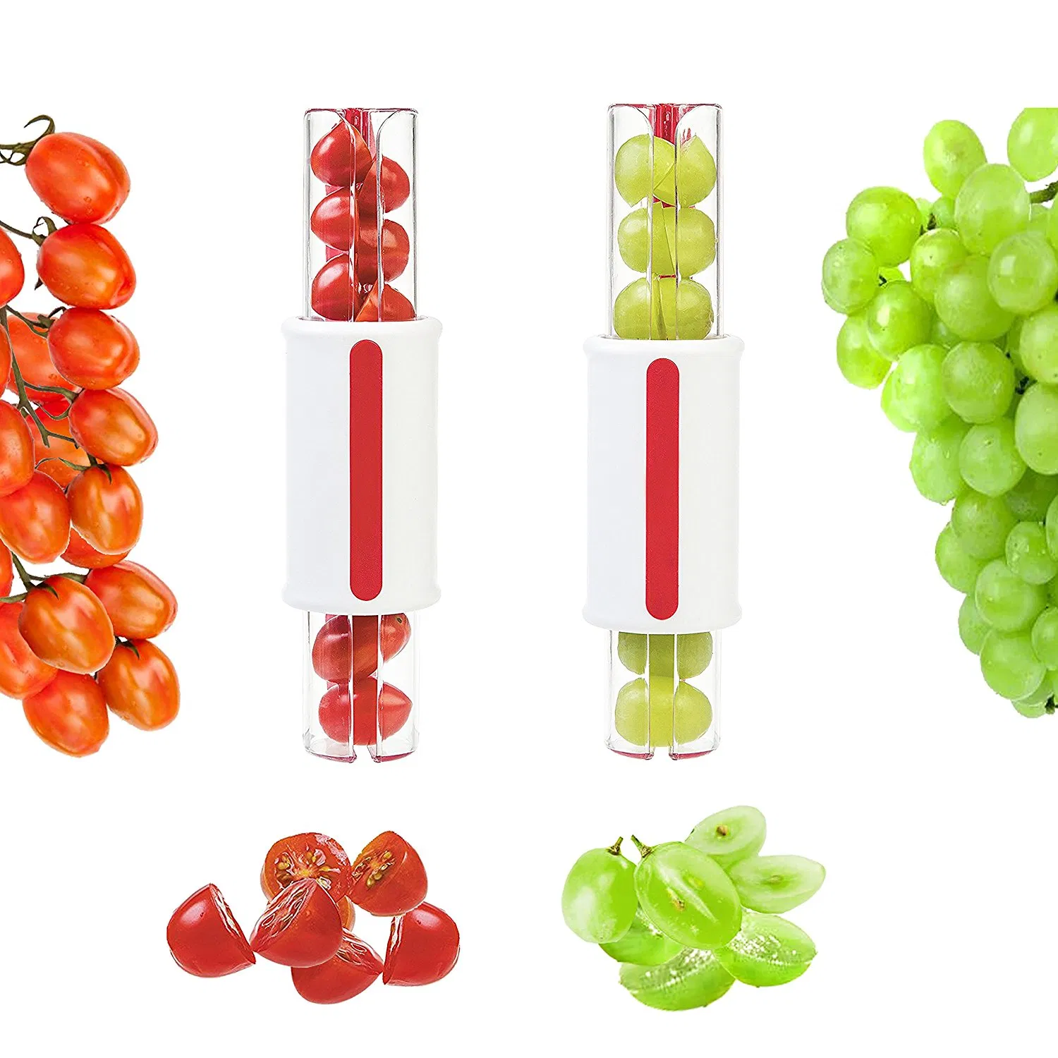New Cherry Tomato and Grape Fruit Slicer, Zip Slicer