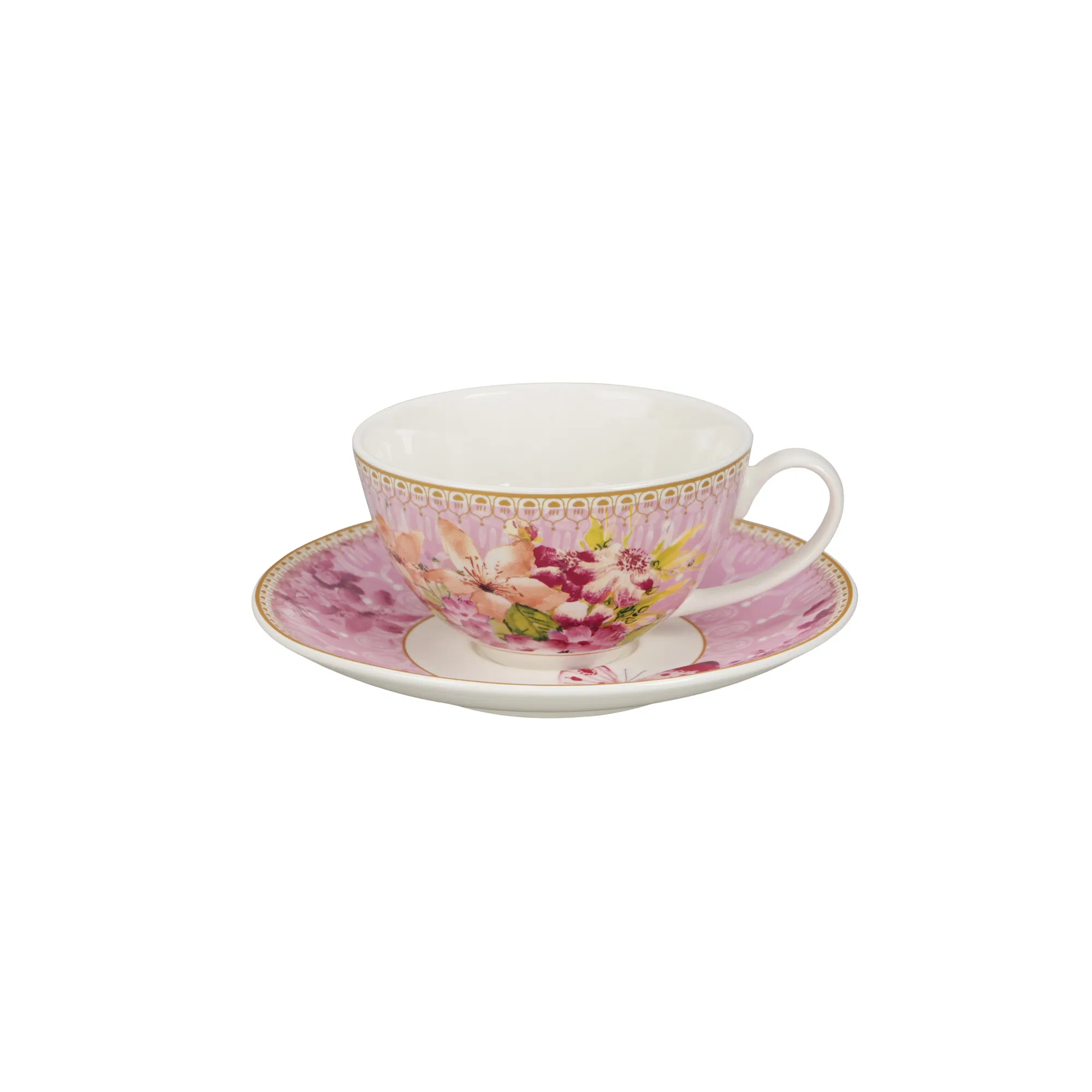 20-Piece New Floral Porcelain Kitchenware Dinner Plate Tableware Ceramic Dinnerware