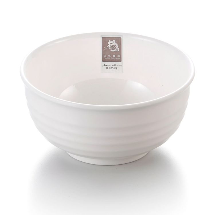 Jamie Wholesale 6 Inch White Noodle Bowl Melamine