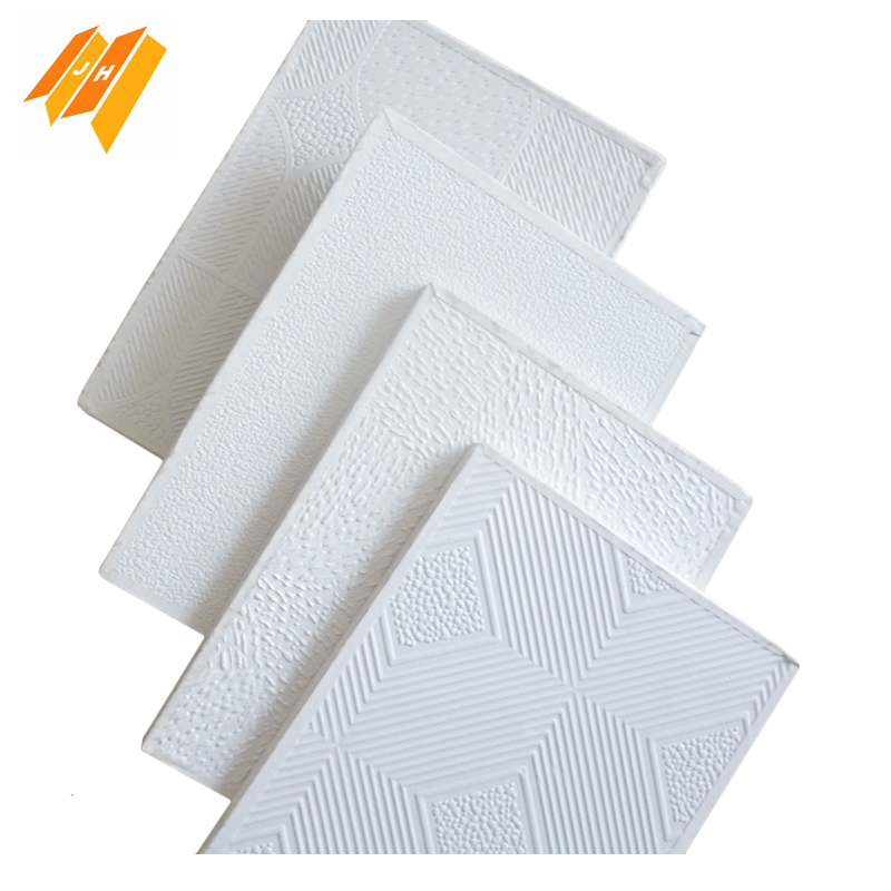 Alunimum Foil Backside PVC Gypsum Ceiling Tile