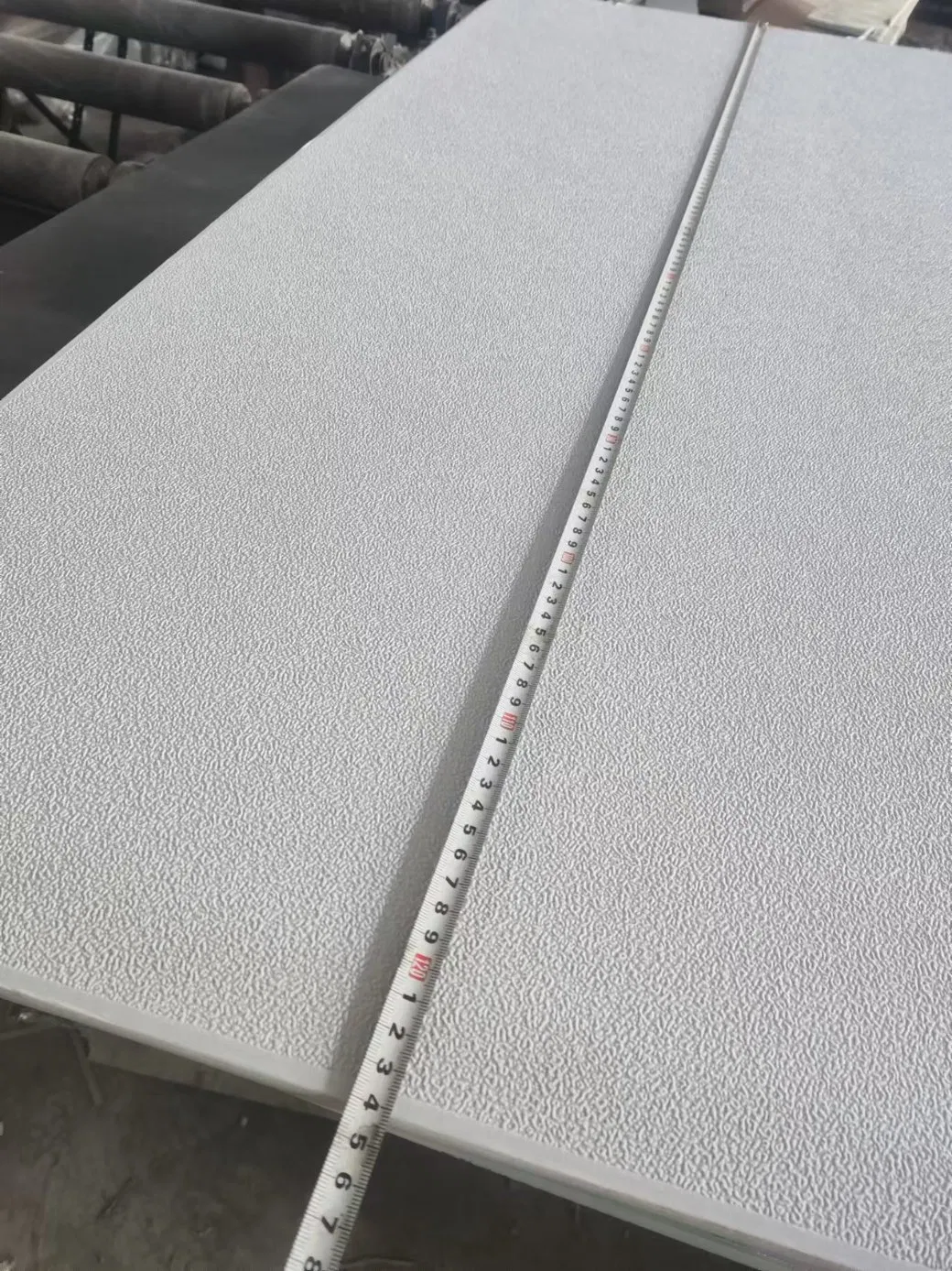 Decorative Vinyl Faced Gypsum Tiles with Heat Insulation Aluminum Foil Back