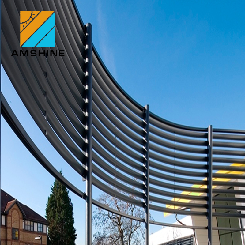 Popular Weatherproof Aluminum Exterior Louver Shutter Louvres Window Frame Blades Louvre