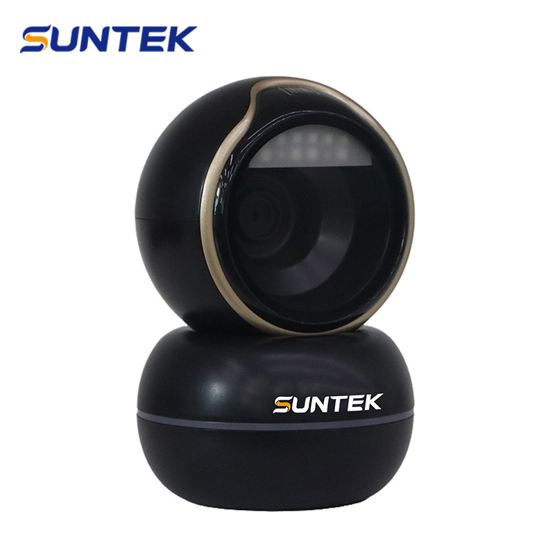 1d 2D Wired USB Qr Bar Code Reader Library Suntek Desktop Barcode Scanner for POS Solutions