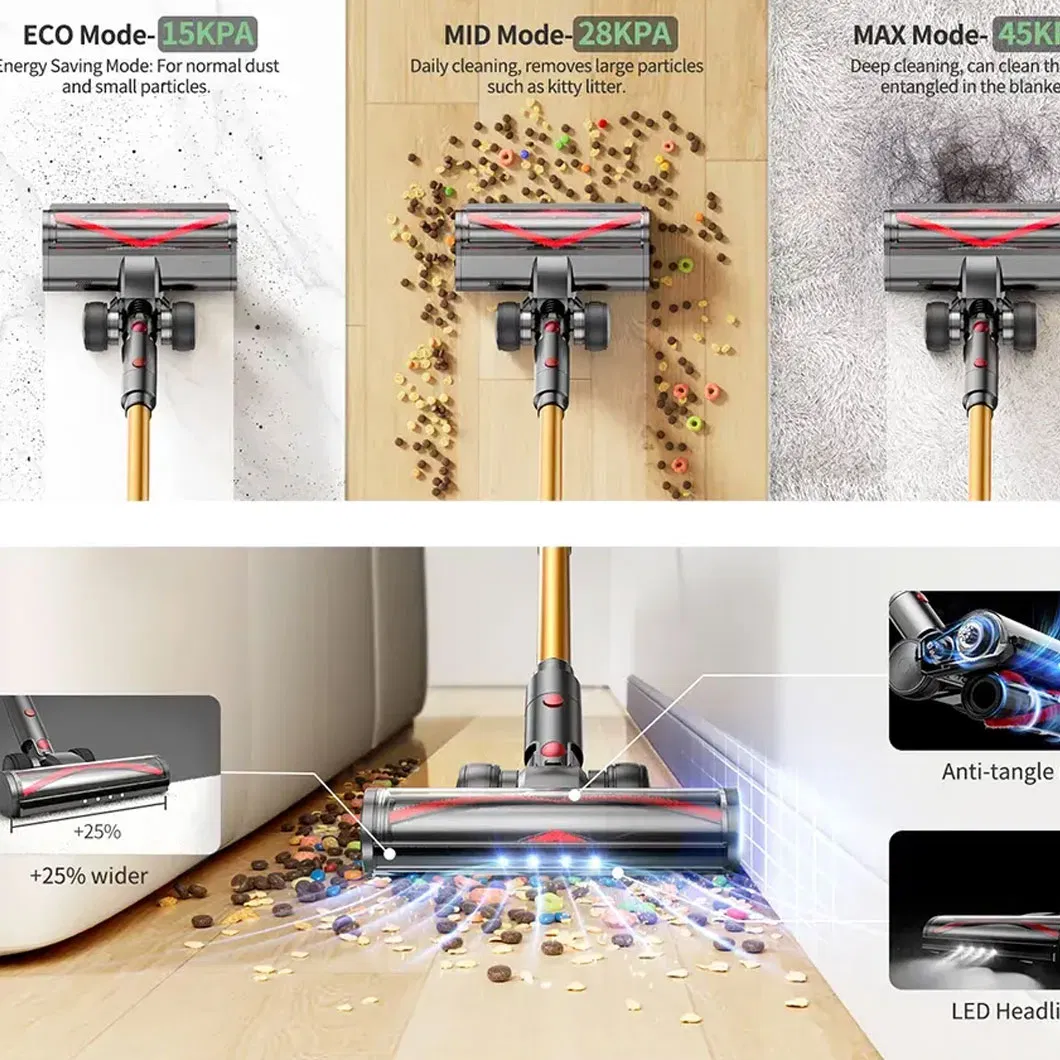 2025 Top Seller V15s Detect Submarine Vacuum Cleaner Powerful Wireless Vacuum Stick and Upright Cleaner Handheld Cordless Vacuum Cleaner