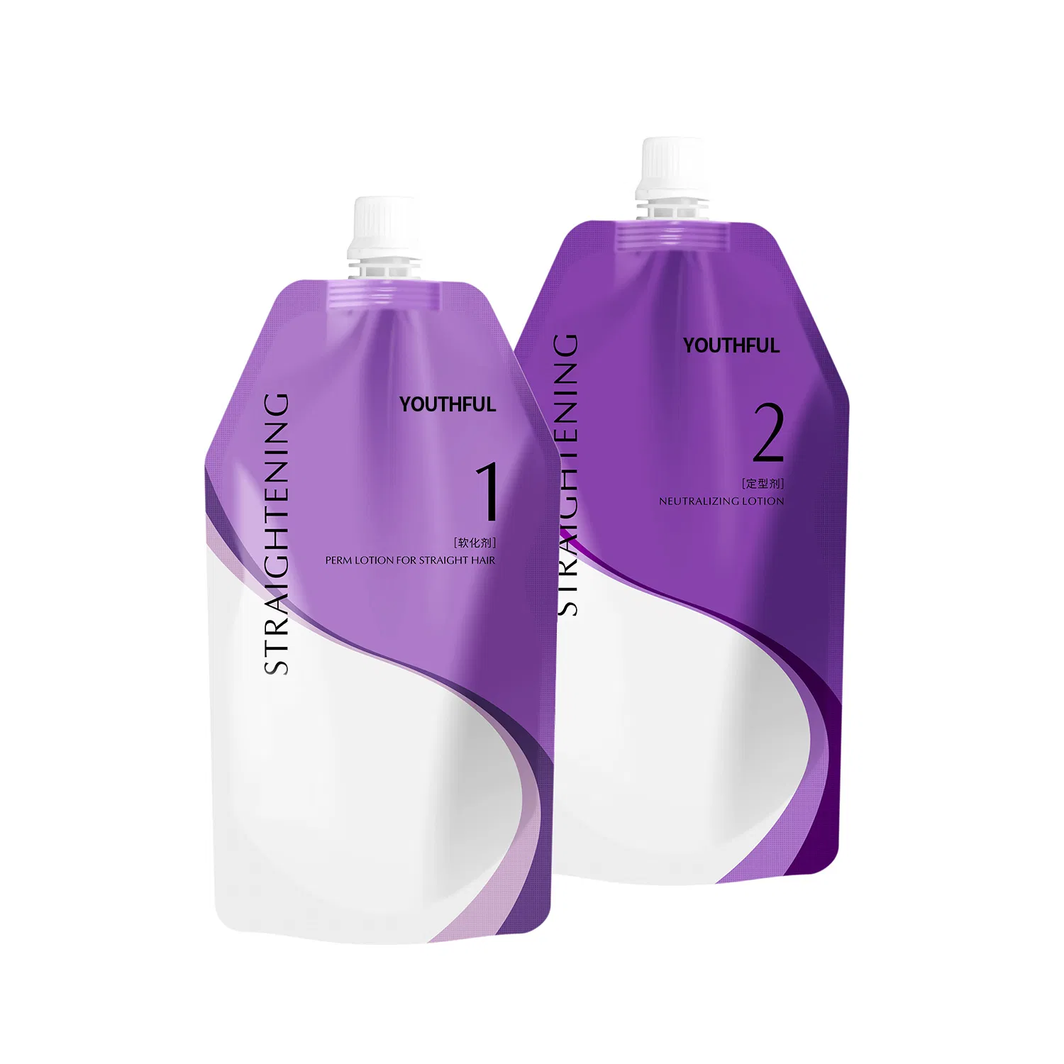 Professional Salon Low Ammonia Permanent Shiny Straightening Cream