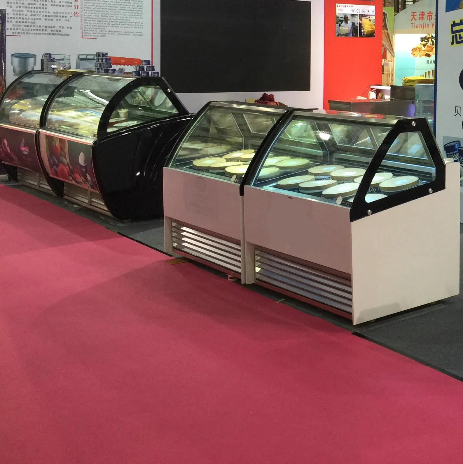 Italian Gelato Ice Cream Showcase for Sale