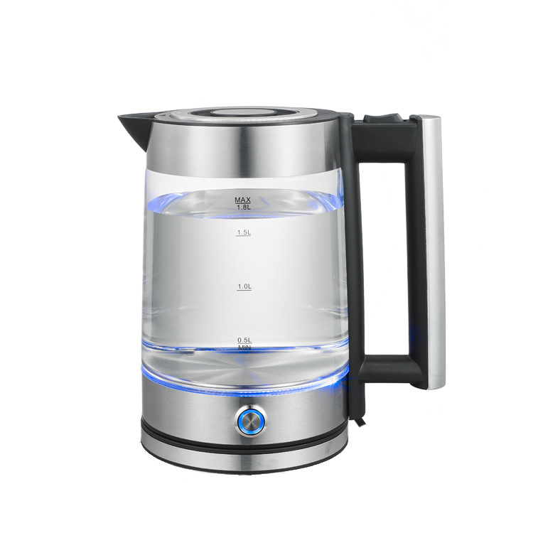 Electric Glass Kettle Home Appliance Water Tea Kettle with LED High Quality