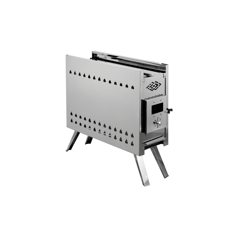 Stainless Steel Indoor Sauna Estufa Lena No Smoke Wood Burning Stove for Camping Outdoor Sauna Equipment