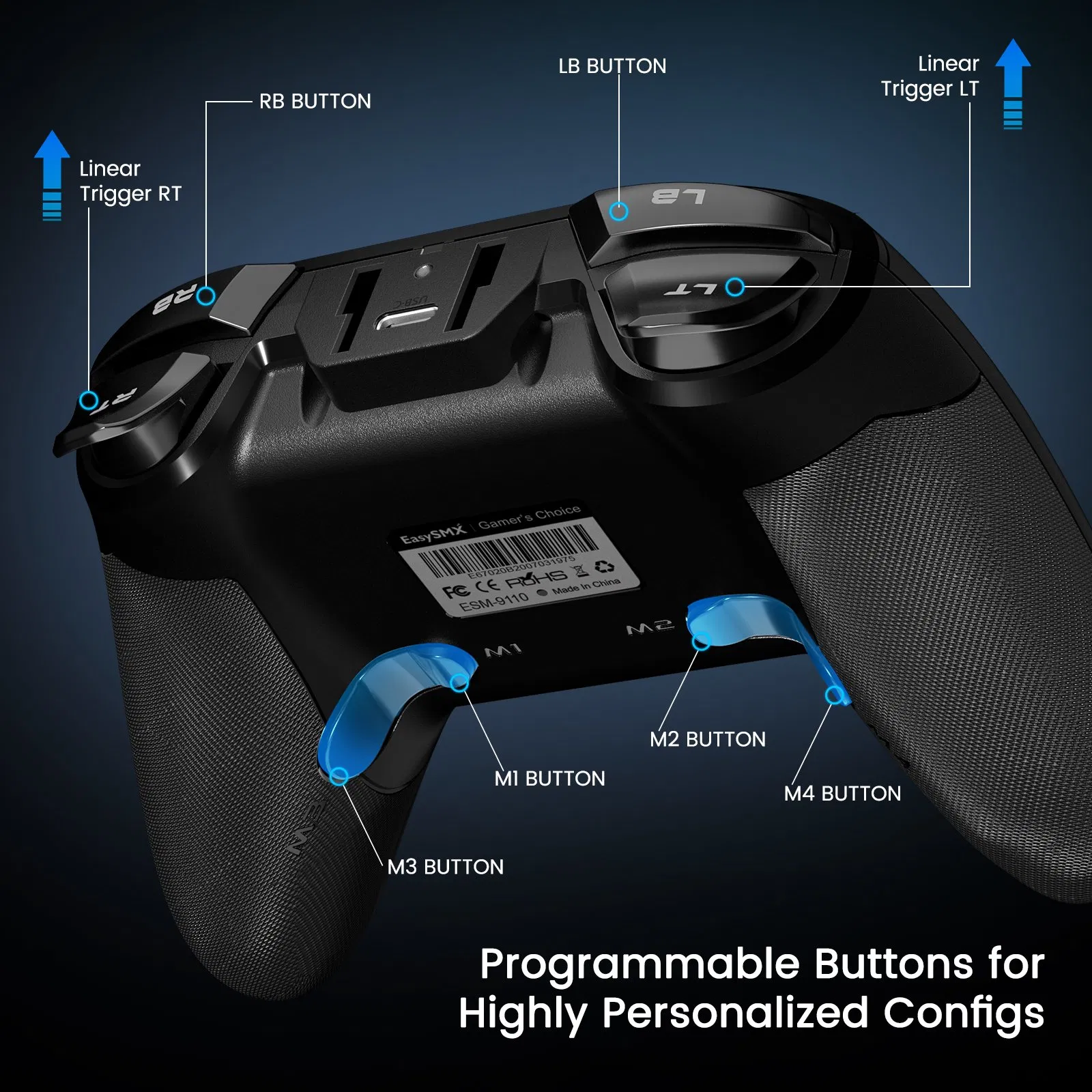 Беспроводной геймпад Easysmx ESM9110 для PC, PS3, Steam