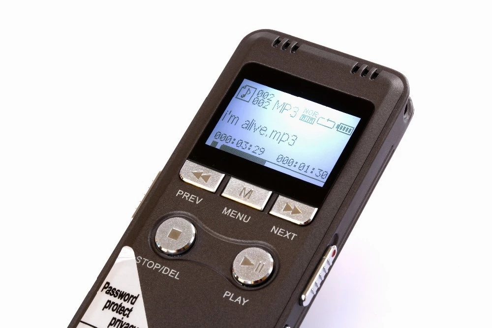 Портативный диктофон с LCD экраном, 8ГБ