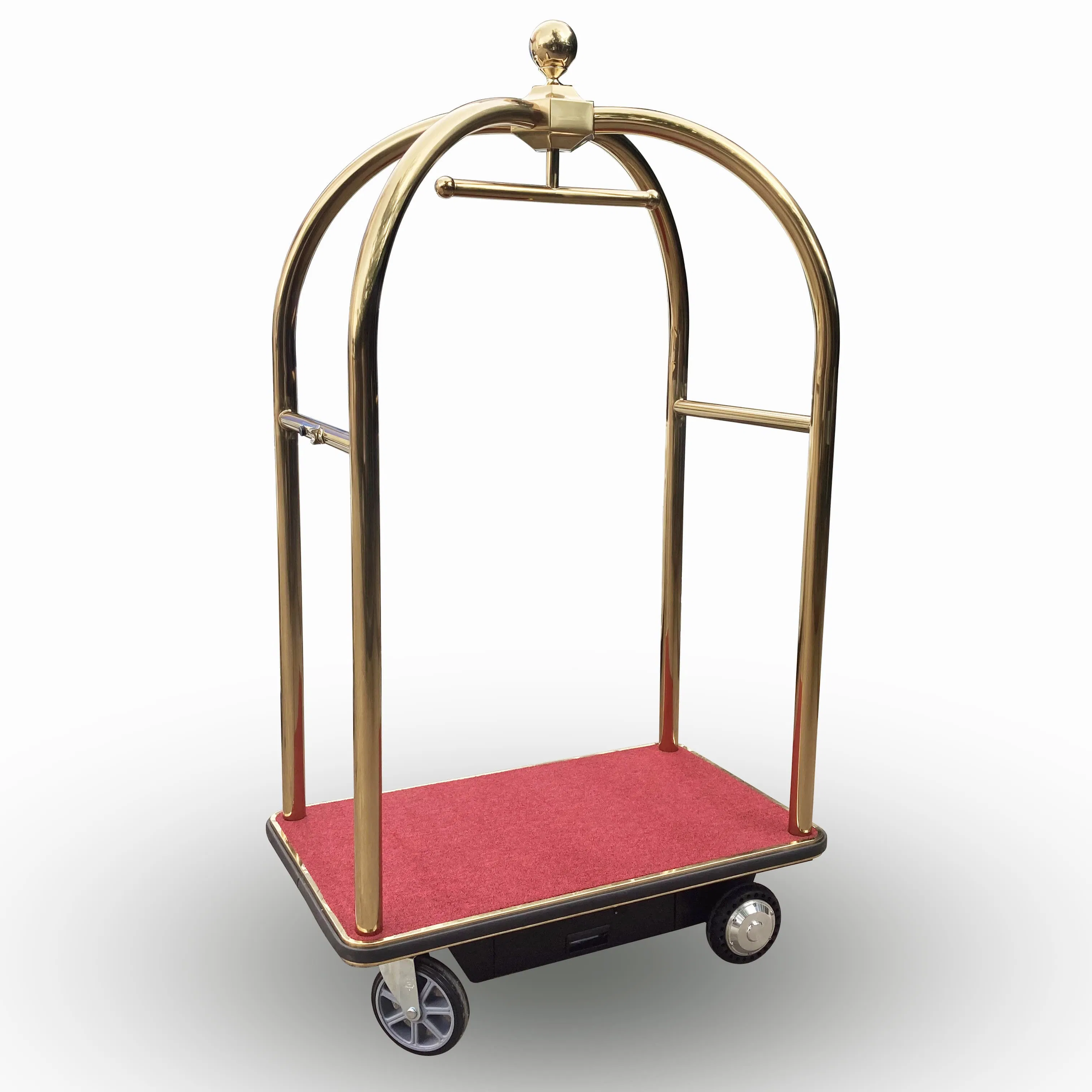 Electric Birdcage Luggage Cart for Boutique Hotels Customizable Easy to Operate