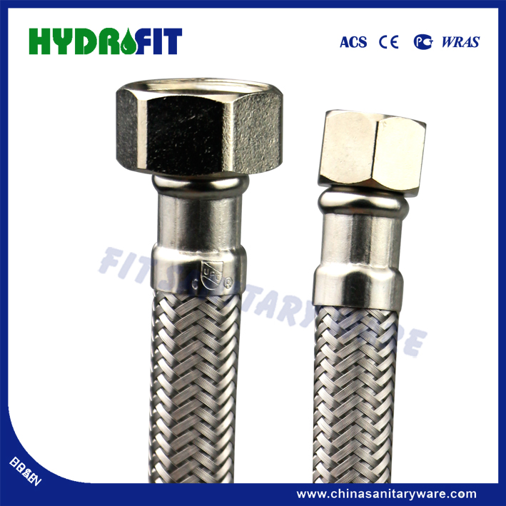 Cupc American Standard Brass Nut Faucet Stainless Steel Braided Flexible Hose (HY6317)