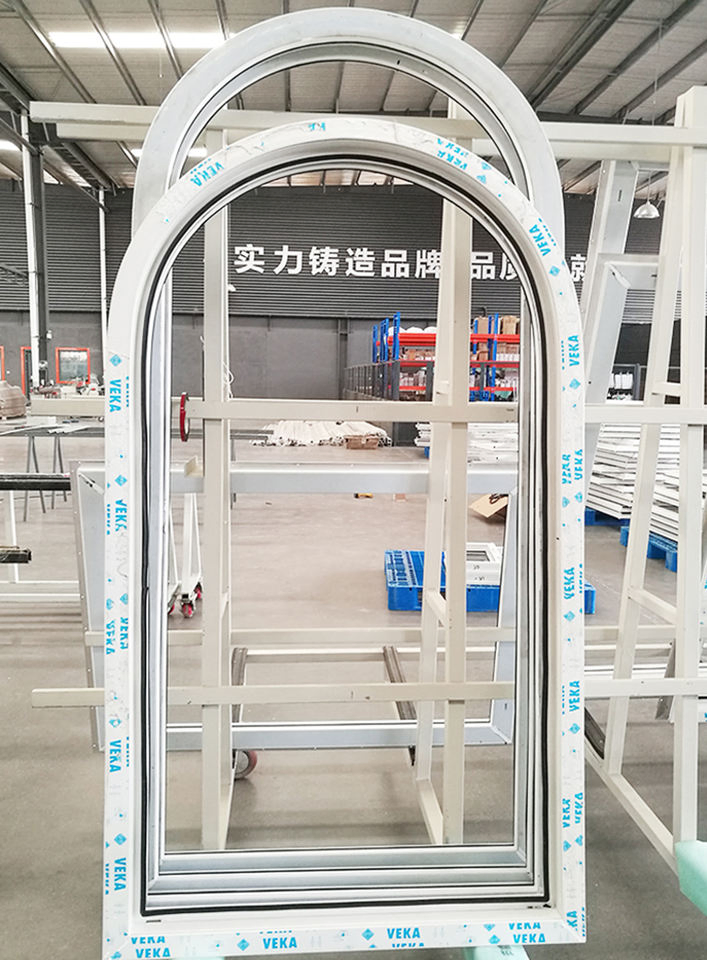 Plastic Window and Doors with Mosquito UPVC Swing PVC Windows