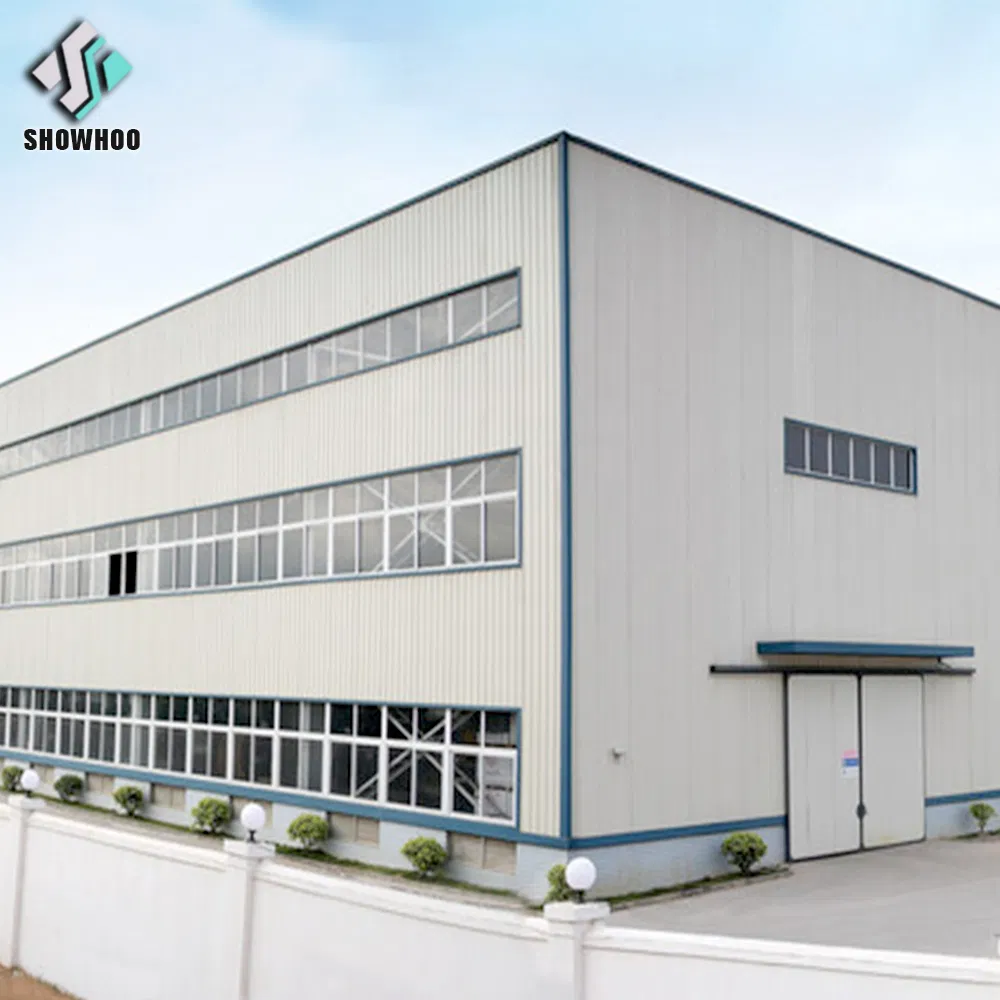Steel H Column Truss Steel Structure Warehouse 10 Tons Crane Warehouse