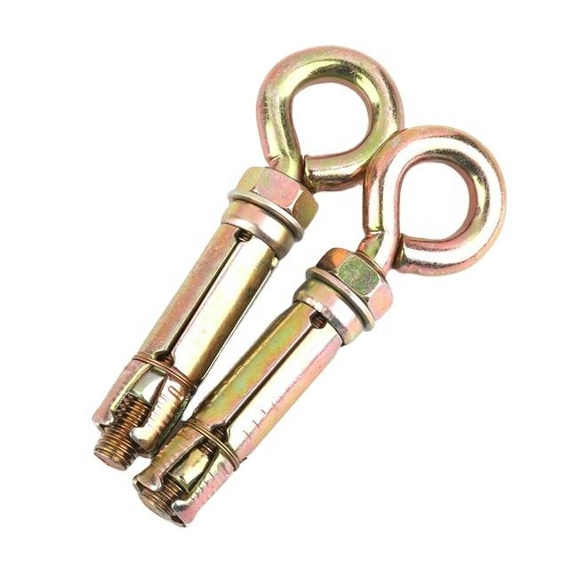 Анкер-крюк с втулкой M6-M12, оцинкованный, желтый